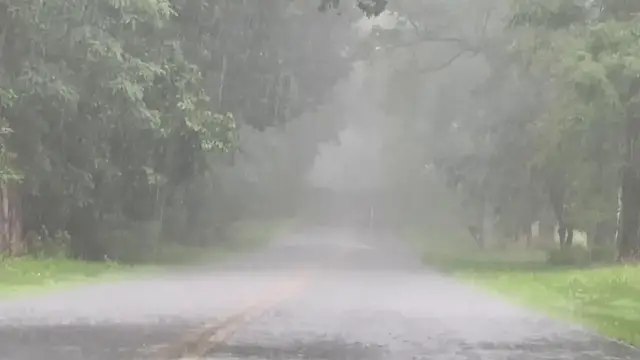 Video thumbnail for US: Heavy Downpour Drenches Rochester, NY, USA.