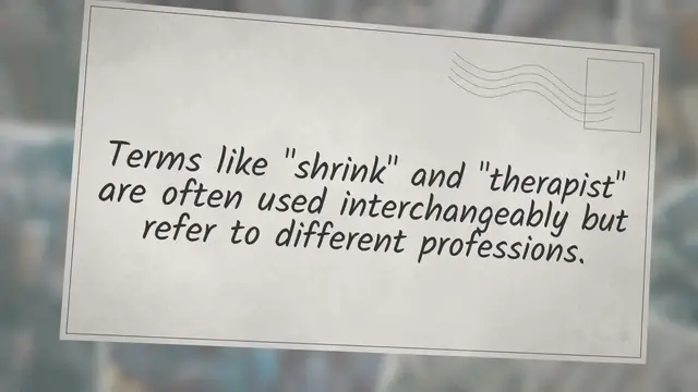 'Video thumbnail for Shrink Vs Therapist'