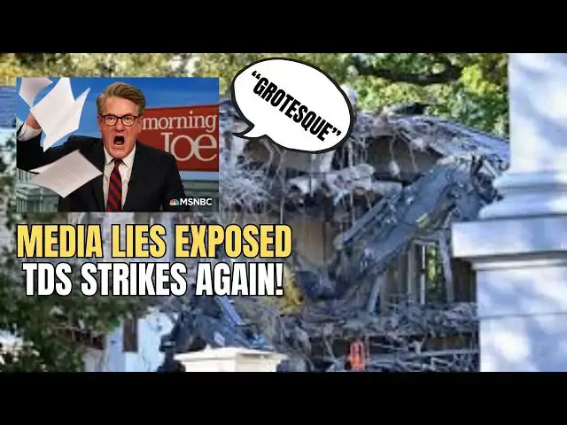 Video thumbnail for Trump's WH Ballroom BREAKS Liberal Media Completely