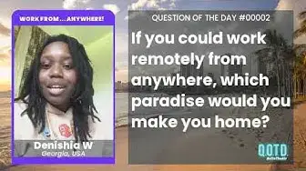 Video thumbnail for Denishia is packed and ready to WFH in Hawaii!