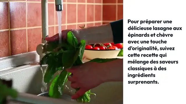 Video thumbnail for La recette de Lasagne Aux Épinards et Chèvre Qui Surprend!