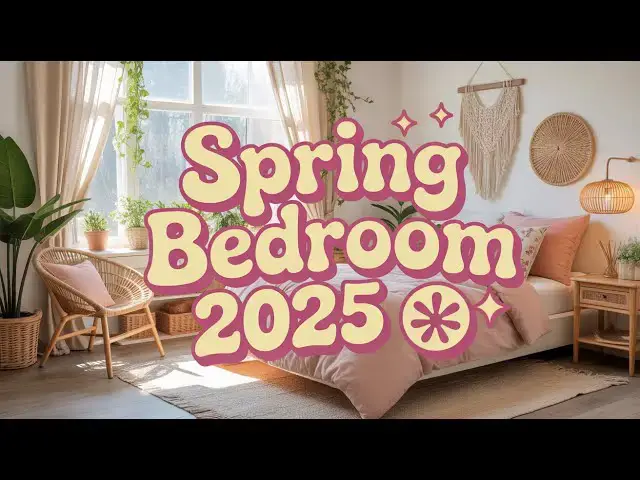 'Video thumbnail for 🌼 100+ Spring Bedroom Decor 2025 | Cozy Boho & Cottagecore DIY'