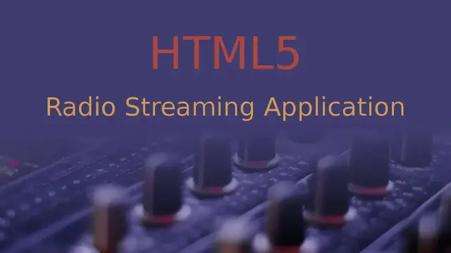 'Video thumbnail for Making an HTML5 Radio Web Application'