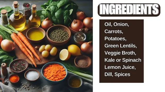 Video thumbnail for Lentil Soup with Spinach