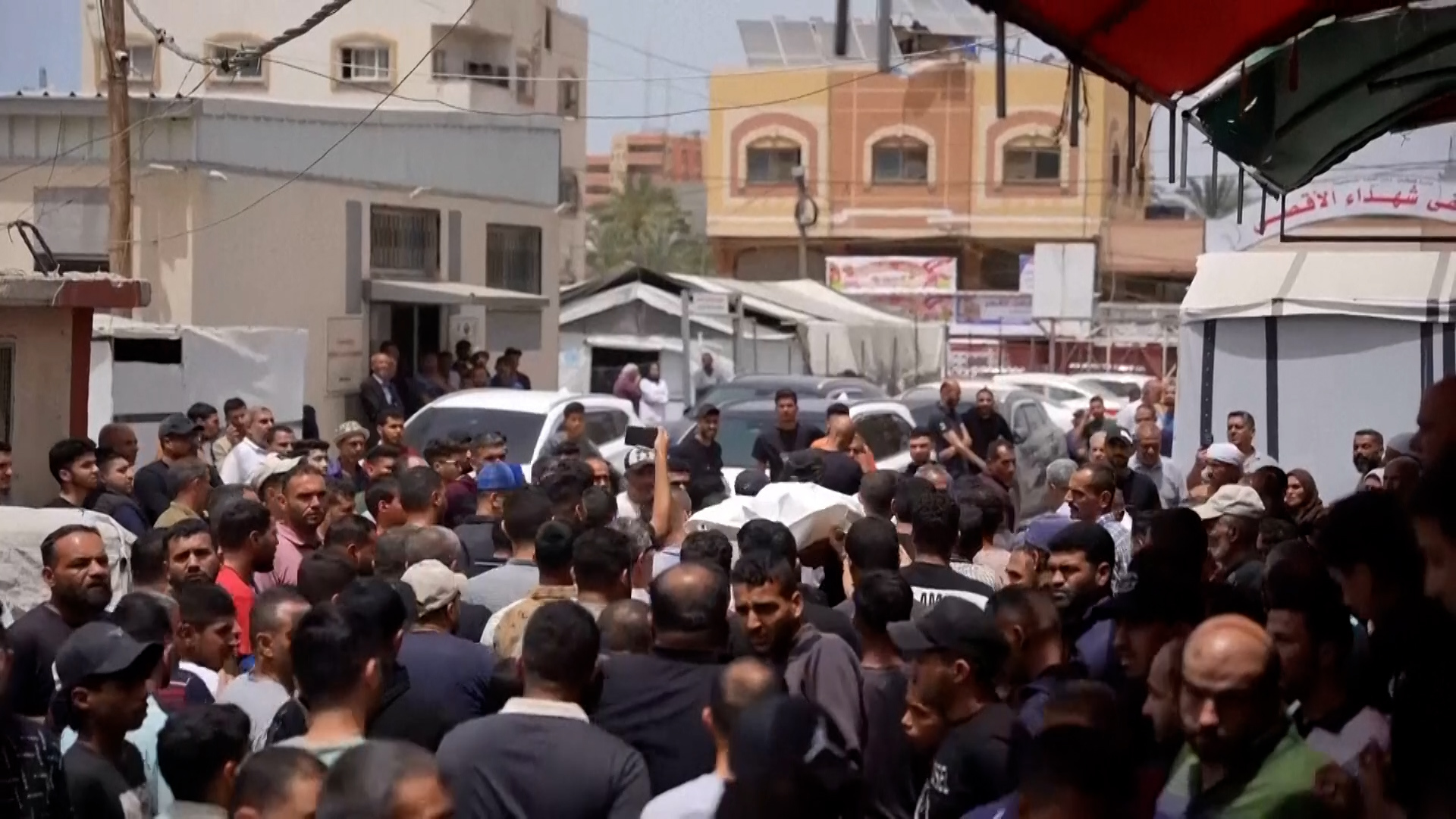 Video thumbnail for Israel kills three Palestinians in strike on an aid kitchen in Gaza