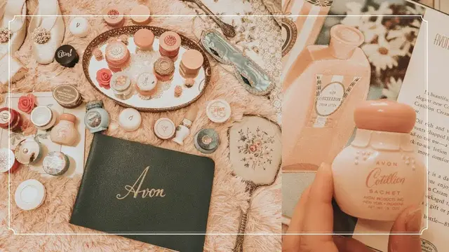 'Video thumbnail for Browsing through a 1950s vintage Avon Catalog (my vintage cream sachet collection)'