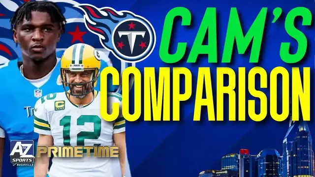 Video thumbnail for a to z sports nashville: cam ward's chiefs performance sparks aaron rodgers comparisons: titans' future?