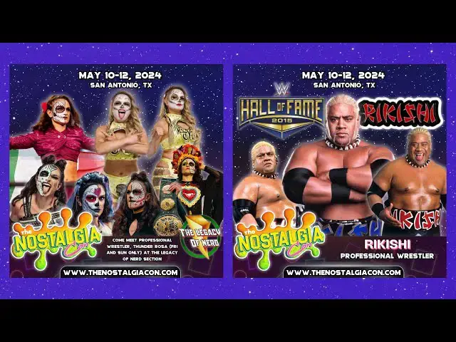 Video thumbnail for Rikishi and Thunder Rosa: Wrestling Legends Q&A Panel at Nostalgia Con