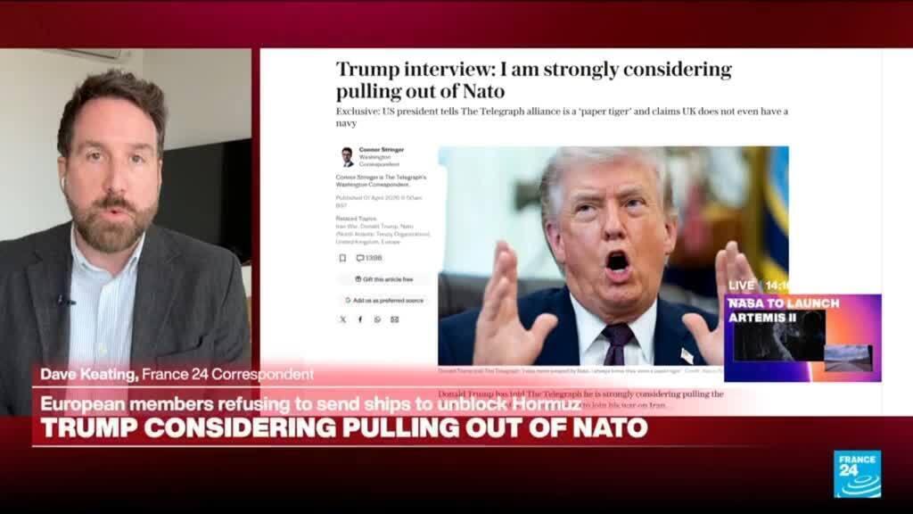 Video thumbnail for NATO 'doesn't really exist anymore other than on paper', experts say