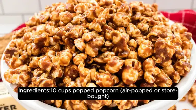 Video thumbnail for Caramel popcorn recipe
