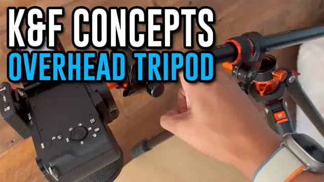 Video thumbnail for How To Shoot Overhead Videos | K&F Concept Tripod Setup