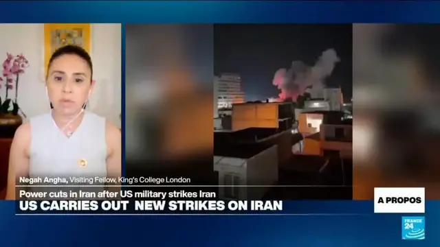 Video thumbnail for US says it's carrying out more strikes after Iran’s attacks in Strait of Hormuz
