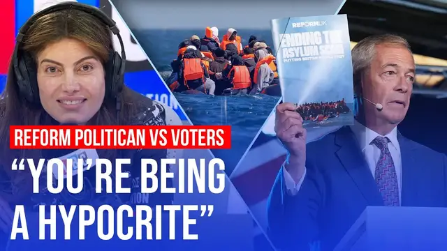 Video thumbnail for LBC callers face off with Reform politician over small boats policy