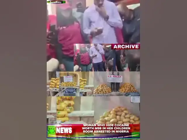 Video thumbnail for Woman Who Hide Cocaine Worth ₦5b In Her Children Room Arrested In Nigeria