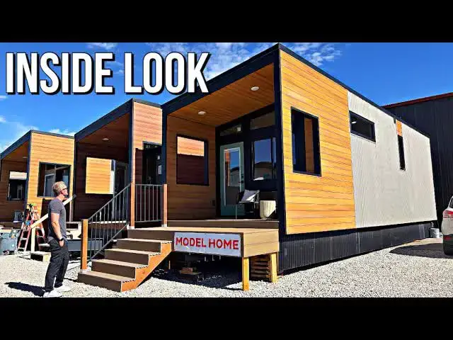 Video thumbnail for ZipKit Homes: 399 sq ft Modular Home Tour in Cedar City, Utah