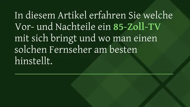 Video thumbnail for 85 inch TV dimensions: advantages and disadvantages of 85 inches