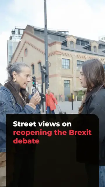 Video thumbnail for Street views on reopening the Brexit debate