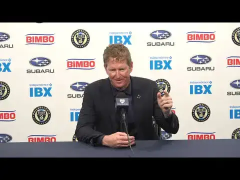 Video thumbnail for stream punk soccer: jim curtin's post-match analysis: union vs sounders, 4/30/24 - team performance & injury updates