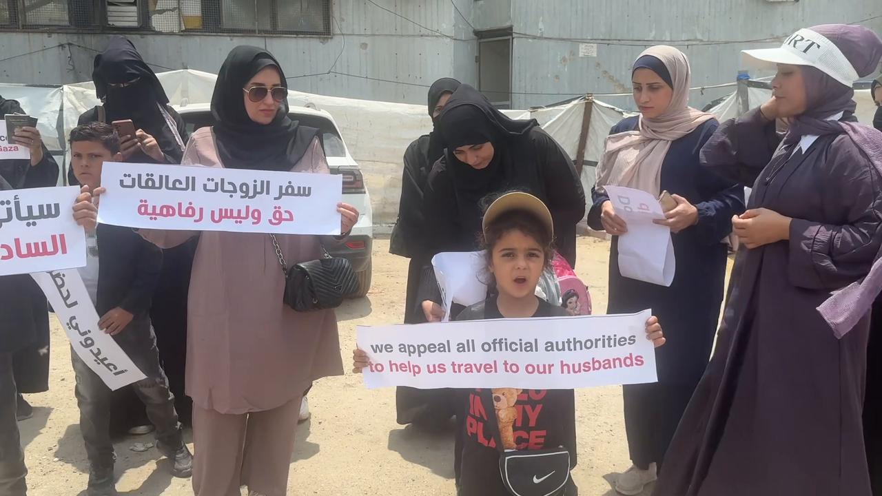 Video thumbnail for Gaza Families Protest Travel Restrictions 8.