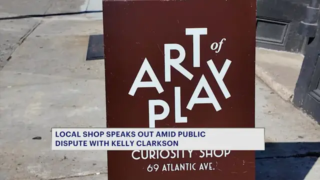 Video thumbnail for Brooklyn Heights store speaks out after public dispute with Kelly Clarkson