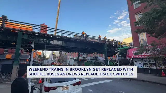 Video thumbnail for Disruptions on J and M train service for 5 weekends as MTA replaces aging switches