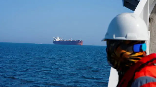Video thumbnail for Iran's IRGC says two oil tankers on fire after hitting mines in Strait of Hormuz