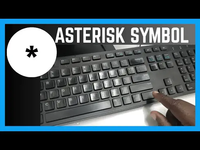 'Video thumbnail for How To Insert Asterisk Symbol On A Document | Keyboard Symbols'