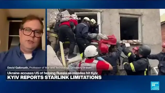 Video thumbnail for Starlink restriction 'no surprise' after Musk condemned Ukraine strikes on Russian data centres