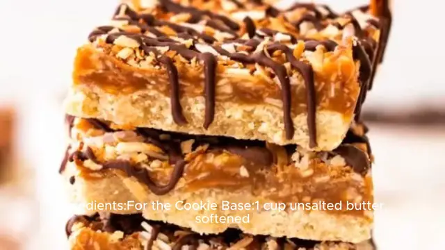 Video thumbnail for Samoas Sugar Cookie Bars Recipe