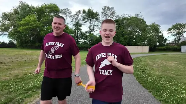 Video thumbnail for Blind Kings Park Middle School student chases running dreams with help from two coaches