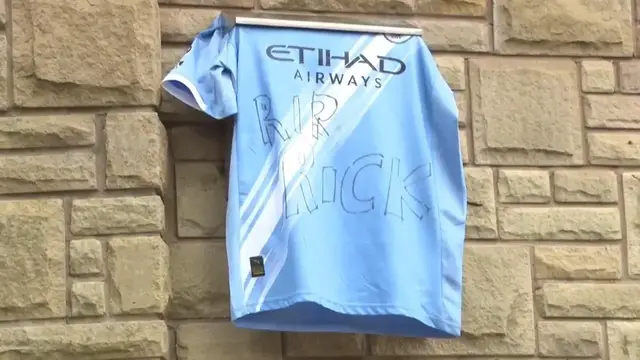 'Video thumbnail for Tributes laid at the home and gym of Ricky Hatton after boxer dies aged 46'