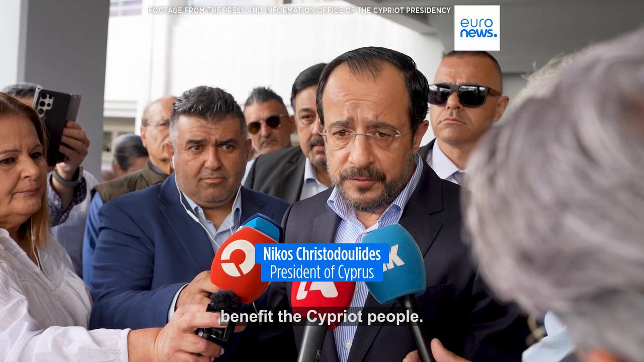 Video thumbnail for Cypriots head to the polls after hotly contested election campaign