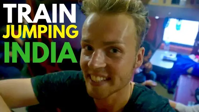 'Video thumbnail for JUMPING ON A MOVING TRAIN | India Travel'