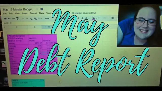 Video thumbnail for Budget Girl: may 2016 debt payoff report