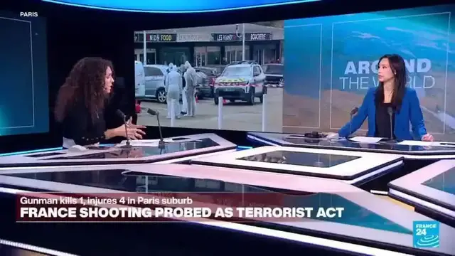 Video thumbnail for Suspect arrested after 1 killed and 4 wounded in a shooting in Paris suburb