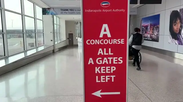 Video thumbnail for Indianapolis Airport Departure Tour