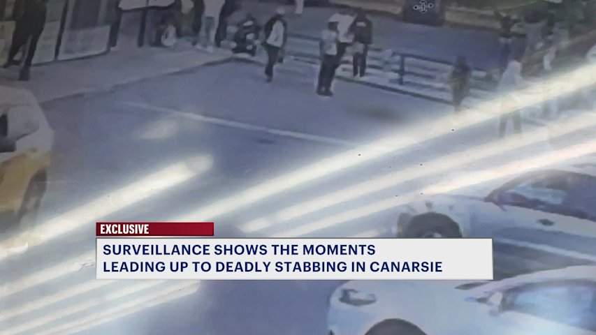 Video thumbnail for Exclusive video shows moments before deadly stabbing outside Canarsie shopping center