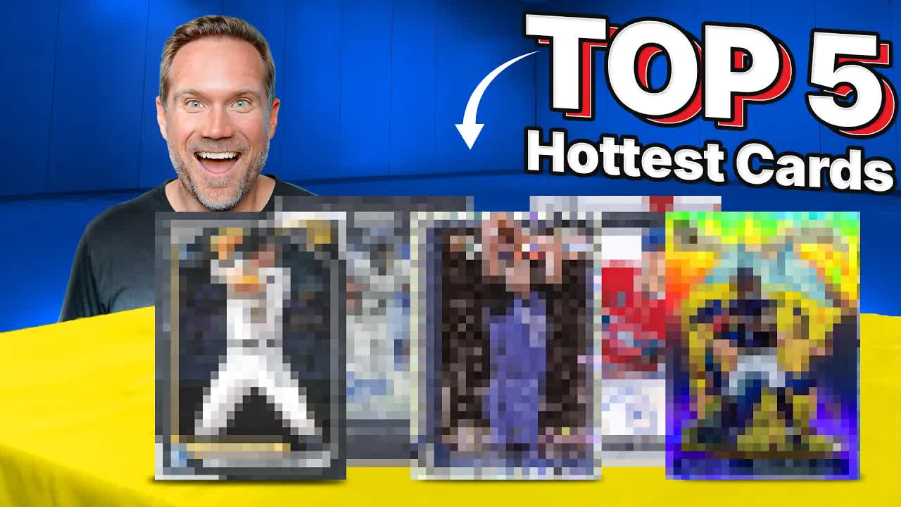 Video thumbnail for Sports Card Investor: hottest sports cards of the week! featuring baseball, hockey, and football rookies