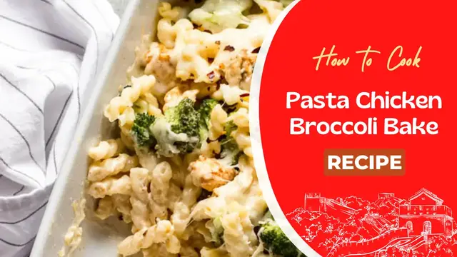 Video thumbnail for Pasta Chicken Broccoli Bake recipe