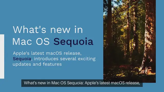 Video thumbnail for What's new in Mac OS Sequoia