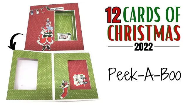 'Video thumbnail for 12 Cards of Christmas - Peek A Boo'