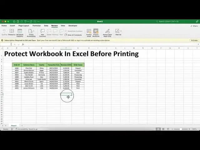 Video thumbnail for Excel 365: Bảo Vệ Workbook Trong Excel trước khi in