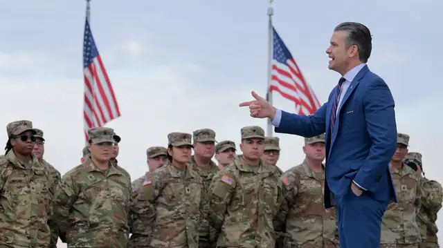 Video thumbnail for Hegseth announces testosterone screenings for military members over 30