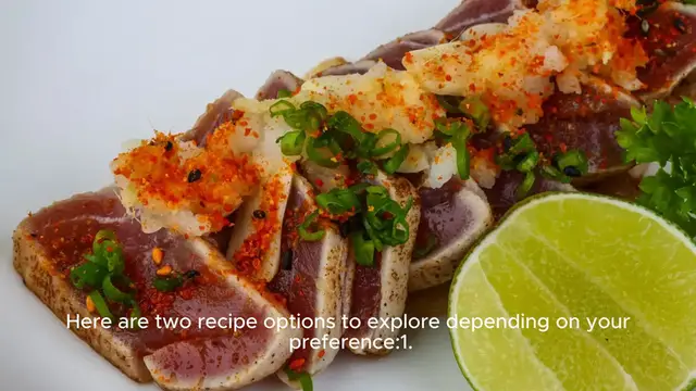 Video thumbnail for Ahi tuna recipe