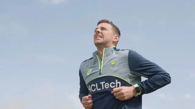 Video thumbnail for 'Always confident bowling in England'. - Hazlewood ahead of WTC Final