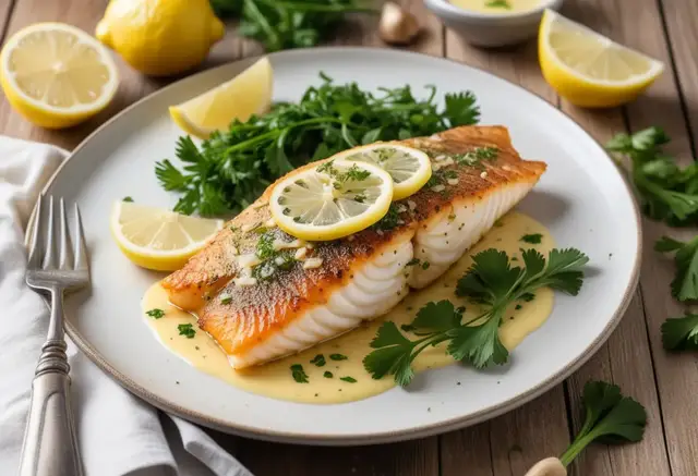 Video thumbnail for Rockfish with Lemon Garlic Butter Sauce