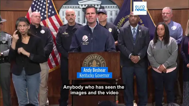 'Video thumbnail for UPS cargo plane crashes in Kentucky, killing at least seven'