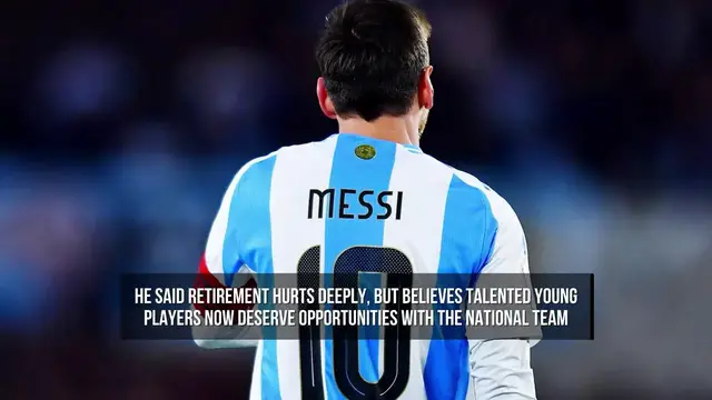 Video thumbnail for Messi Retires From Argentina Duty After 20 Years Of International Football.