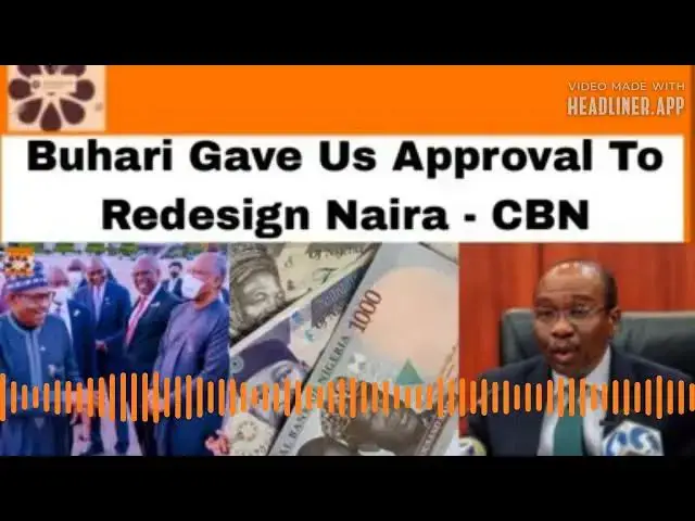 Video thumbnail for Buhari Gave Us Approval To Redesign Naira - CBN ~ OsazuwaAkonedo