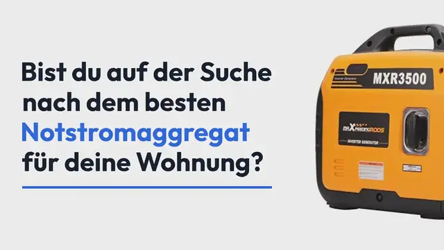 Video thumbnail for Die 7 besten Notstromaggregate für Wohnungen Test